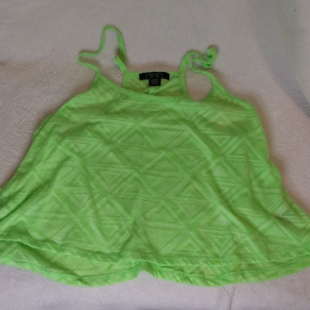 Neon crop top PRICE DROP